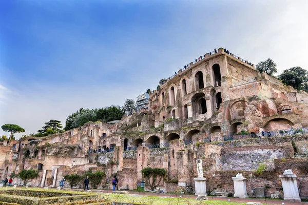 Palantine Vestaalse maagden huis van de Vestaalse maagd Forum Romanum Rome — Stockfoto