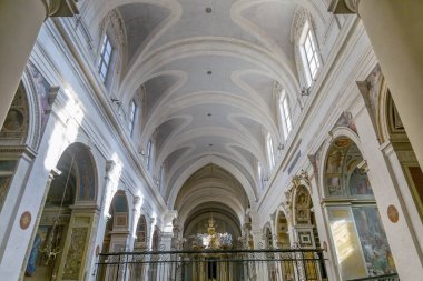Roma İtalya Bazilikası Trinita Dei Monti İspanyolca adımlar 