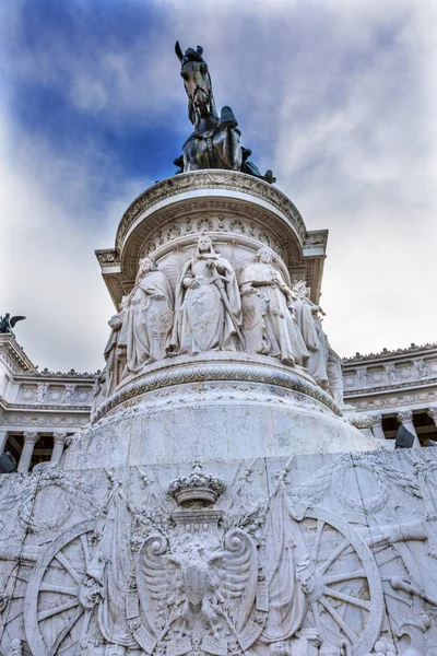 Tumba del desconocido Monumento a Víctor Emanuele Roma Italia — Foto de Stock