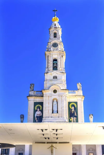 100e verjaardag optredens basiliek lieve-vrouw van de rozenkrans Fatima Portugal — Stockfoto