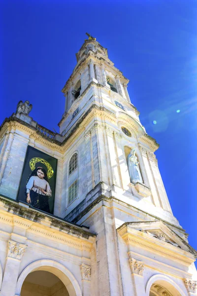100th Anniversary Appearances Basilica of Lady of Rosary Fatima Portugal — Stock Photo, Image
