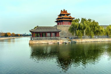 Ok Watch Tower Gugong City Palace Beijing Çin yasak