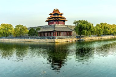 Ok Watch Tower Gugong City Palace Beijing Çin yasak