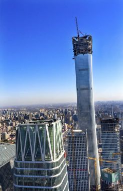 Dünya Ticaret Merkezi Z15 Towers gökdelenler Guomao ilçe Beiji