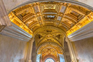 Scala D Oro Palazzo Ducale Doge Sarayı Venedik İtalya tavan