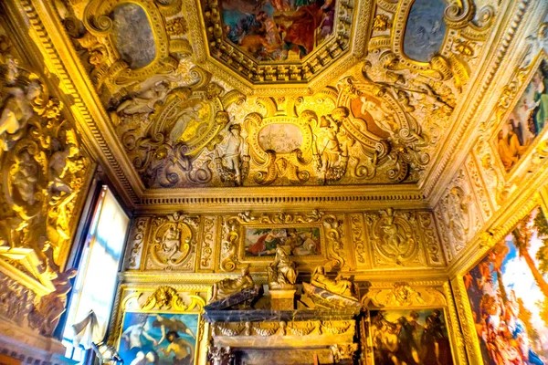 Techo Sala del Collegio Palacio Ducal Venecia Italia — Foto de Stock