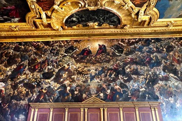 Paradise Tintorreto Grand Council Palazzo Ducale Doge's Palace Venice Italy — Stock Photo, Image