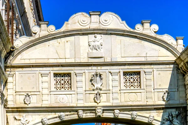 Ponte Suspiros Passagem Doge 's Palace Prisão Veneza Itália — Fotografia de Stock