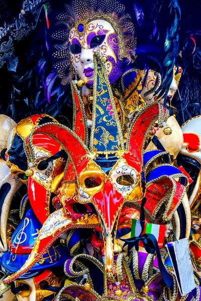 Venetiaanse maskers Venetië Italië — Stockfoto