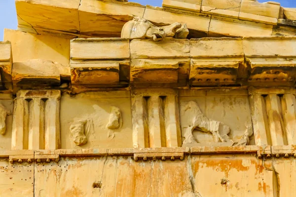Άλογο άγαλμα Παρθενώνας Ακρόπολης Αθηνών — Φωτογραφία Αρχείου