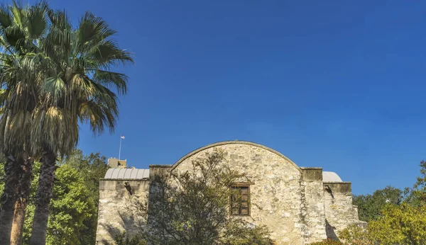 Alamo Missione Back Side Battle Site San Antonio Texas — Foto Stock