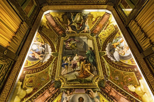 Vatikanmuseets tak Grekiska änglar Fresco Rom Italien — Stockfoto