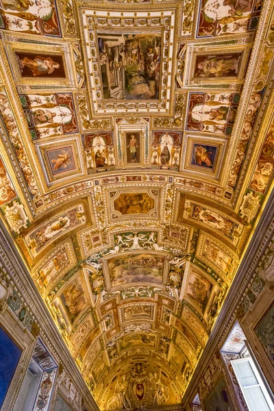 Musée du Vatican Carte Plafond Rome Italie — Photo