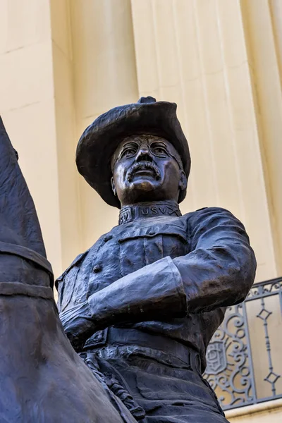 Thedore Roosevelt Statua San Antonio Texas — Foto Stock