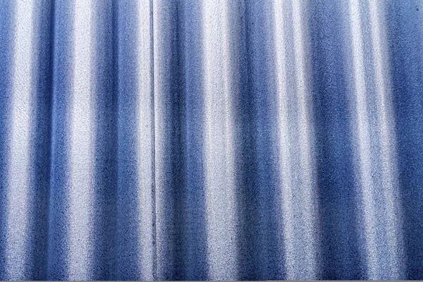 Silver ljus blå korrugerad bly metall Abstrakt bakgrund Reyk — Stockfoto