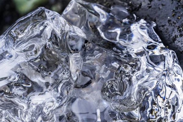Діамант, як лід Абстрактний фон Йокулсарлон Льодовик Лагуна — стокове фото