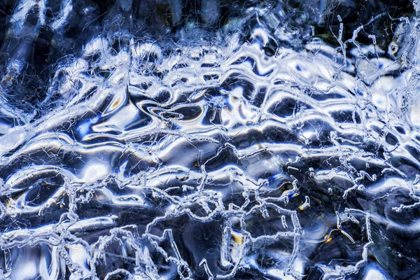 Diamond Like Ice Abstracte achtergrond Jokulsarlon gletsjerlagune — Stockfoto