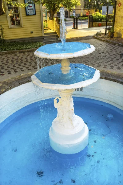 Blue Fountain Historic Arts Village Paseo por el Río San Antonio Texas —  Fotos de Stock