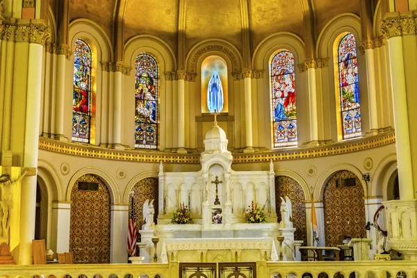 Basilika Altar Saint Marias katolska kyrka San Antonio Texas — Stockfoto