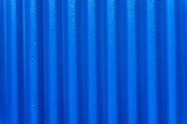 Fondo abstracto de metal de plomo corrugado azul Reykjavik Islandia —  Fotos de Stock