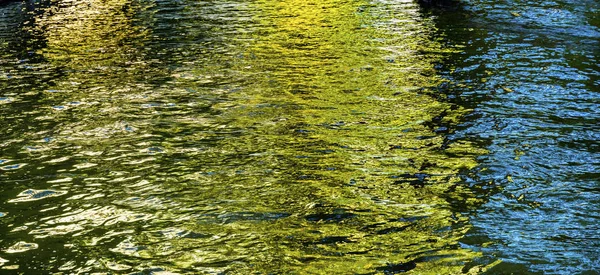 Reflection Abstract Background River Walk San Antonio Texas — 스톡 사진
