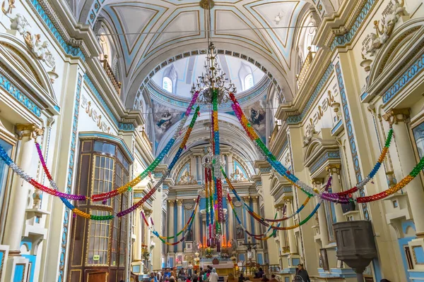 Пуэбла Мексика Января 2019 Года Молящийся Святой Хосе Сансес Дель — стоковое фото