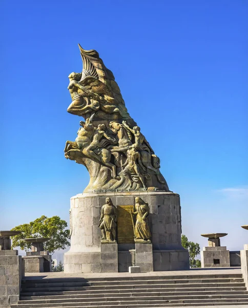 May 5Th Cinco Mayo Victory Monument Statue Puebla Mexico — 스톡 사진