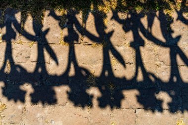 Kara Kaldırım Dekorasyonu Demir Kapı Gölge Çit Bahçesi New Orleans Louisiana Bölgesi