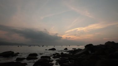 Okyanus gündoğumu sahne Vietnam ses ile