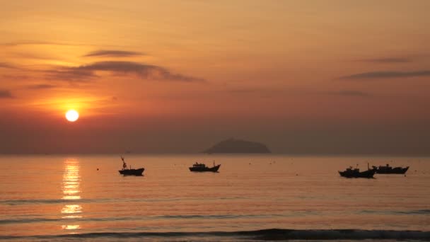 Zonnige ochtend Sky Vietnam — Stockvideo