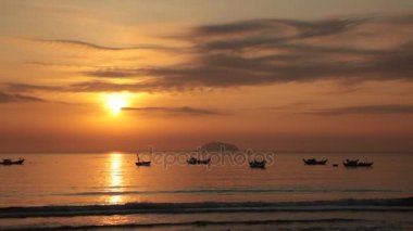 Güneş sabah gökyüzü Vietnam
