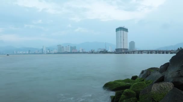 Nha Trang Bay Time Lapes Sky Vietnam — 图库视频影像