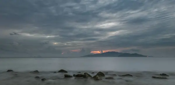 Nha Trang Bay Sunrise Sky Vietnam — Foto de Stock