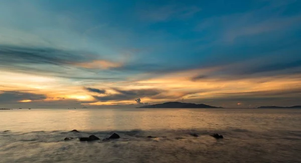 Sunrise Sky Nha Trang Bay Vietnam — Foto de Stock