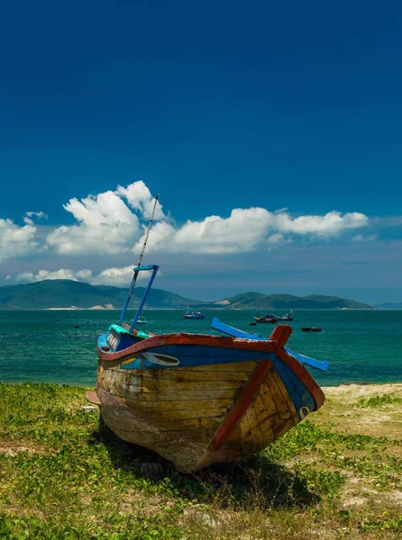 Fishing Boat Nha Trang Bay Vietnam Ліцензійні Стокові Фото
