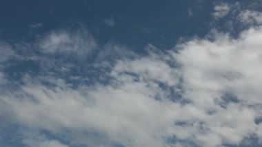 Bulutlu gökyüzü yüksek tanımlı zaman atlamalı