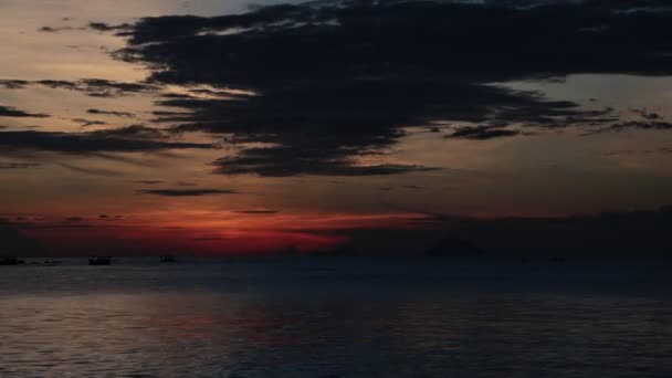 Sunrise China Sea Sky Time Lapse alta definição — Vídeo de Stock