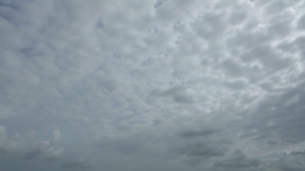 Nagyfelbontású idő telik el felvétel felhős ég — Stock videók