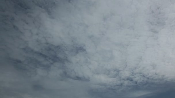 Nagyfelbontású idő telik el felvétel felhős ég — Stock videók