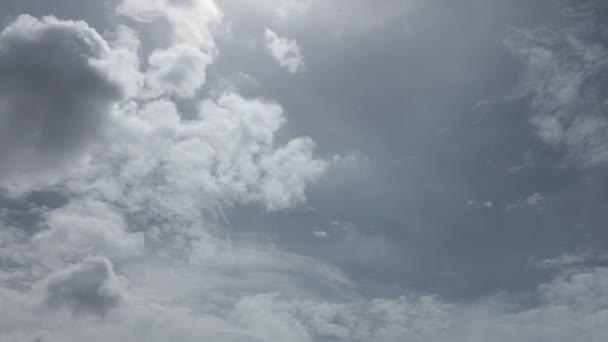 Yüksek tanımlı zaman atlamalı görüntüleri bulutlu gökyüzü — Stok video