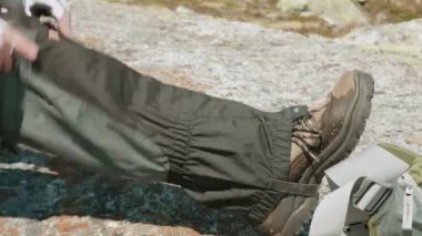 Gaiters yürüyüş için