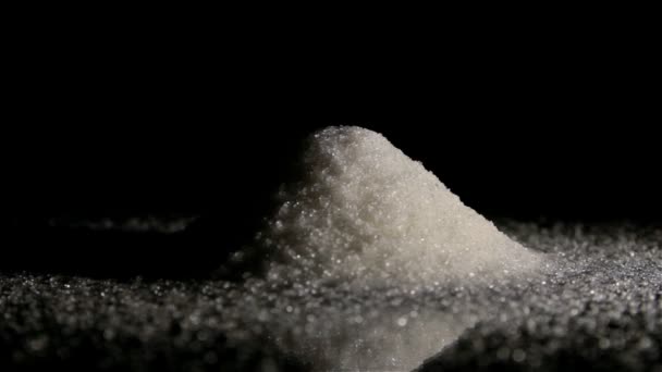 Une dune de sucre. Mouvement léger — Video