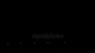 Fireworks uygulamasında şehir, zafer - slowmotion gün 60 fps