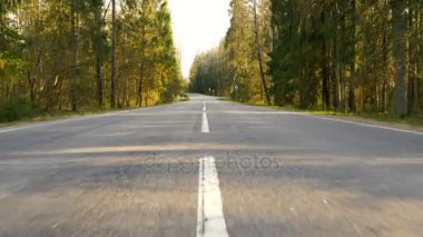 Orman - kamera çekim uçan arasındaki yol
