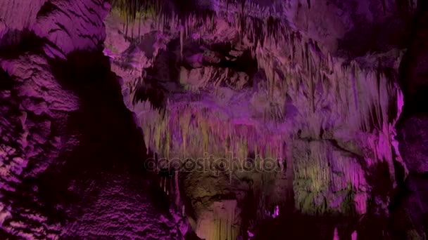 Prometheus-Höhle. Georgien — Stockvideo