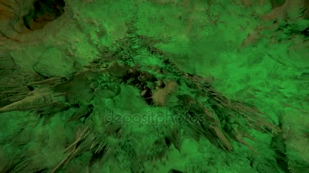 Prometheus-Höhle. Georgien — Stockvideo