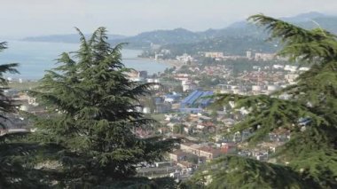 Karadeniz şehri. Batum, Gürcistan kablo ipten görüntülemek