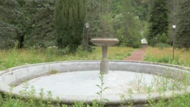 Romanov Palace - Borjomi, Gürcistan vasıl belgili tanımlık park antik çeşme