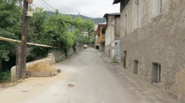Borjomi şehir - Georgia sokaklarda