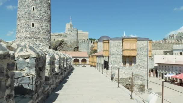 Torres em Rabati Castle - Geórgia — Vídeo de Stock